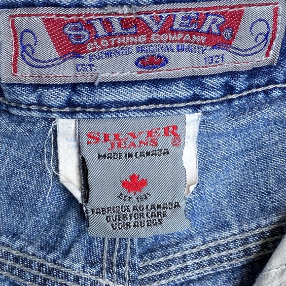 Silver Jeans Flare Leg Mid Rise Size 28 - Picture 5 of 5